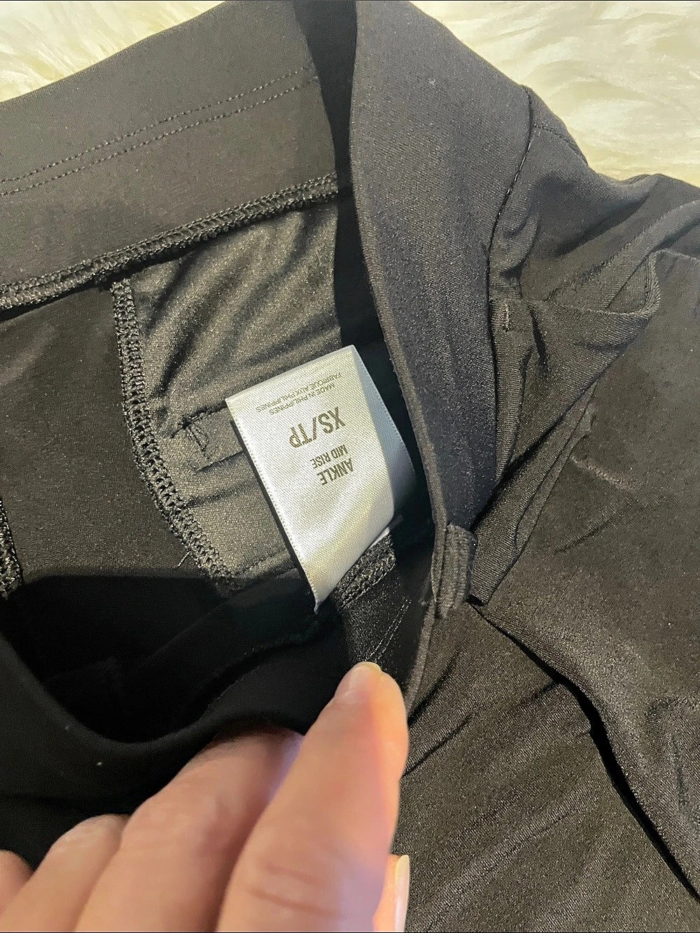 Express Ankle Mid Rise Pants - Picture 3 of 16